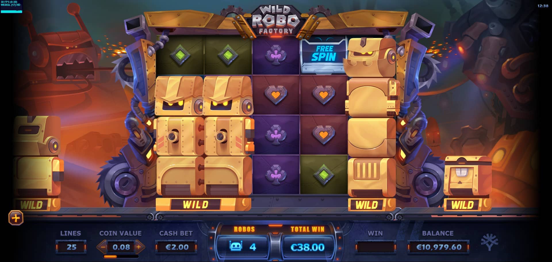 Wild Robo Factory Slot