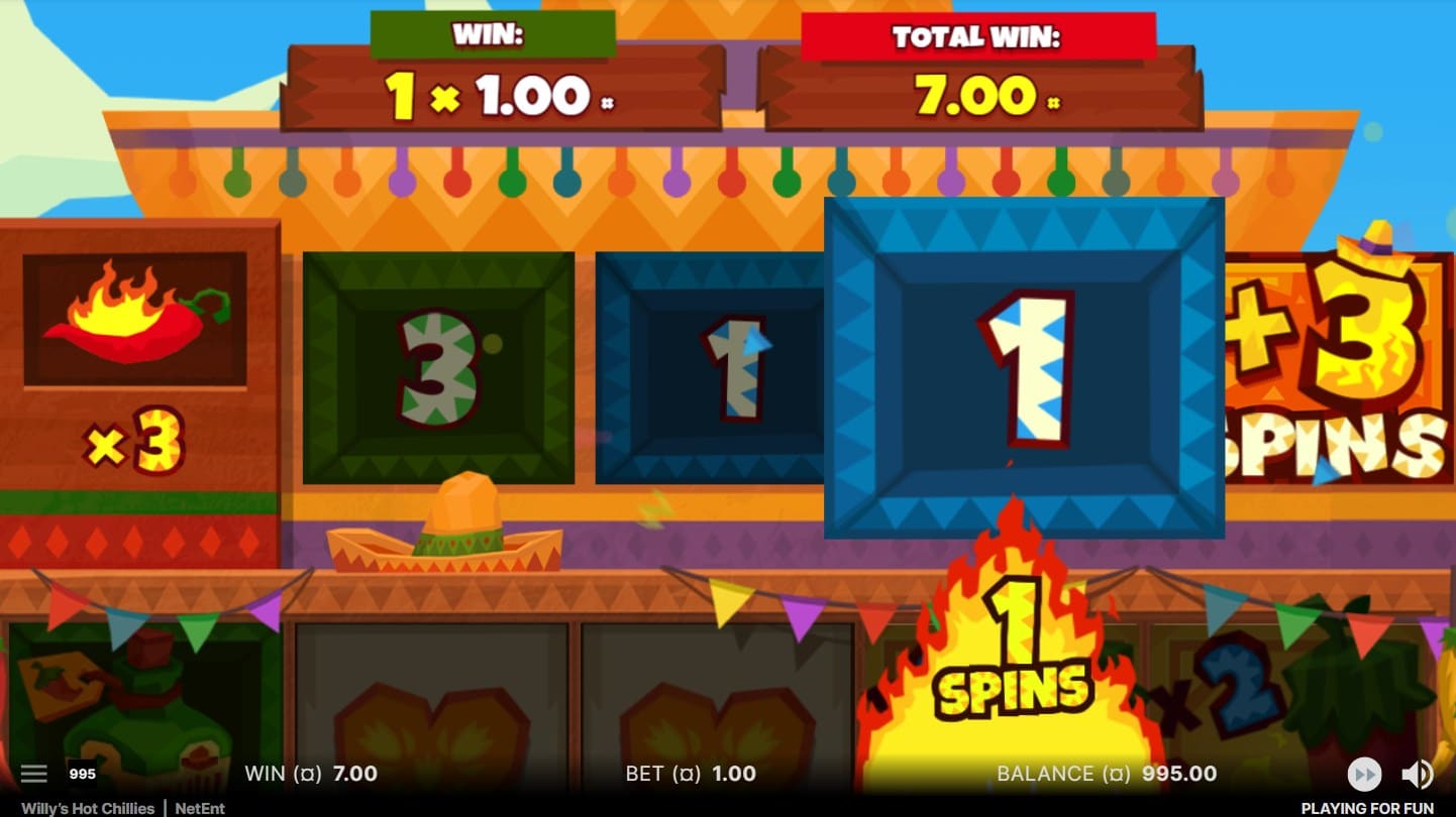 Willy's Hot Chillies Slot