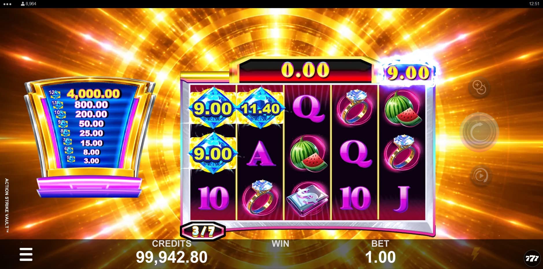 Action Strike Vault slot