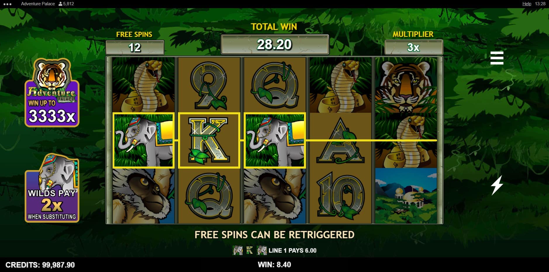 Adventure Palace slot