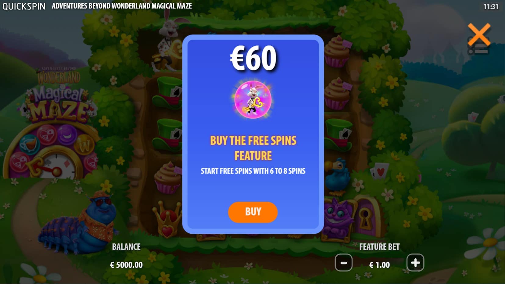 Adventures Beyond Wonderland Magical Maze slot