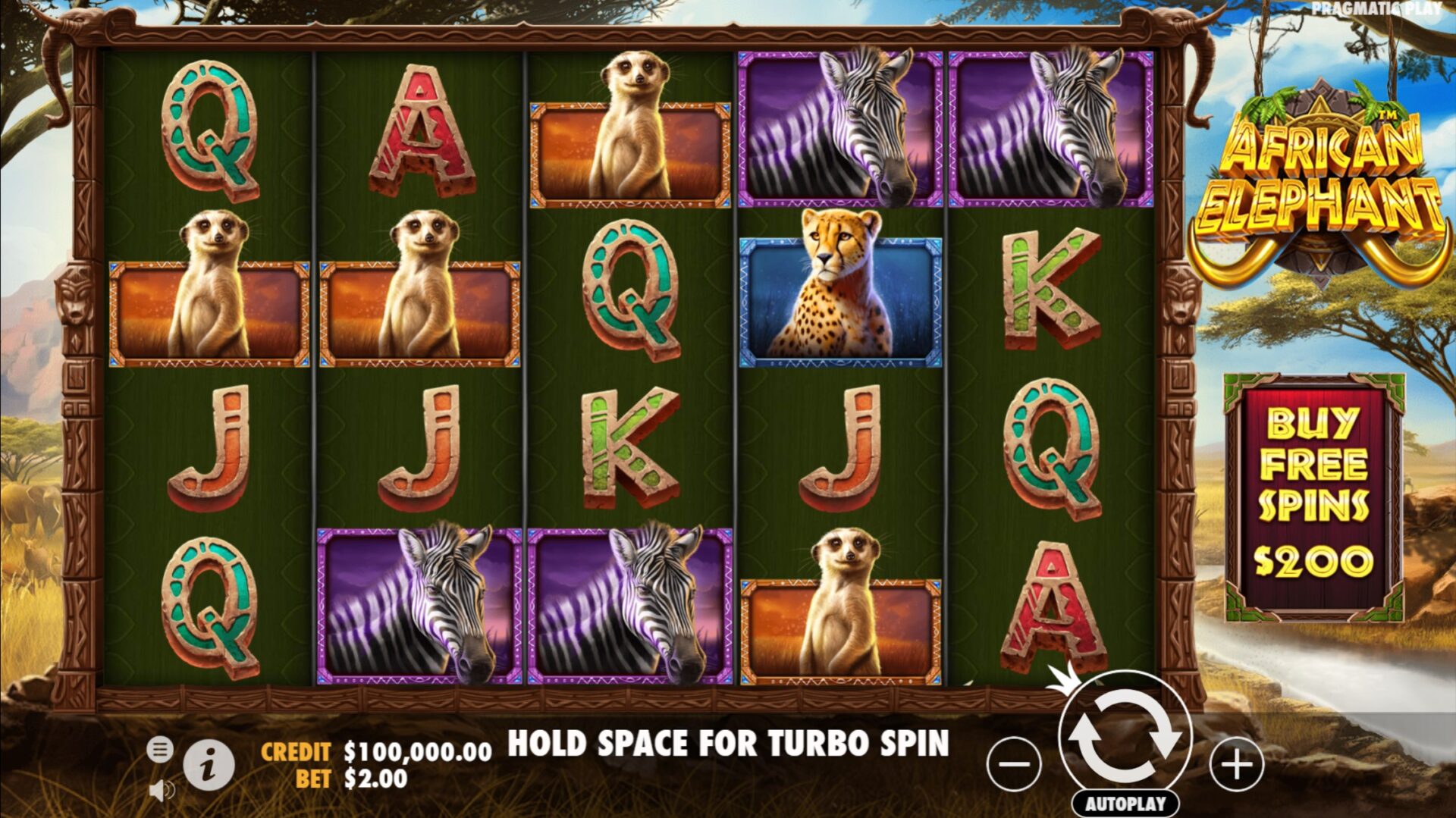 African Elephant Slot - Basegame