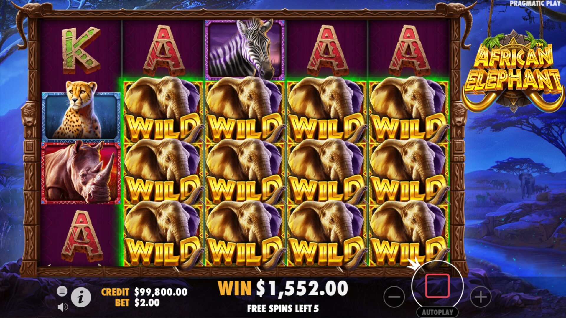 African Elephant Slot - Free Spins