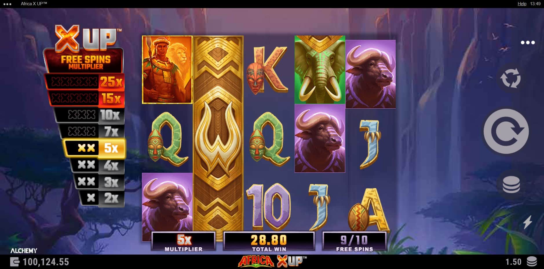 Africa X UP slot