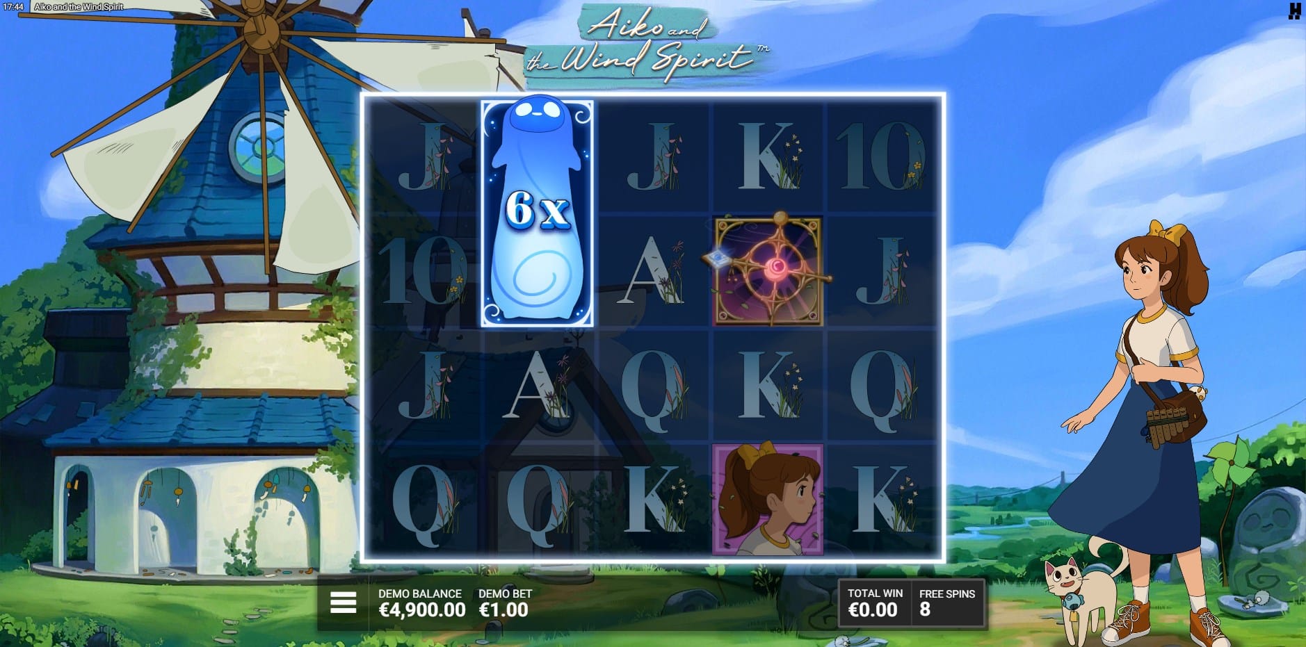 Aiko and the Wind Spirit slot