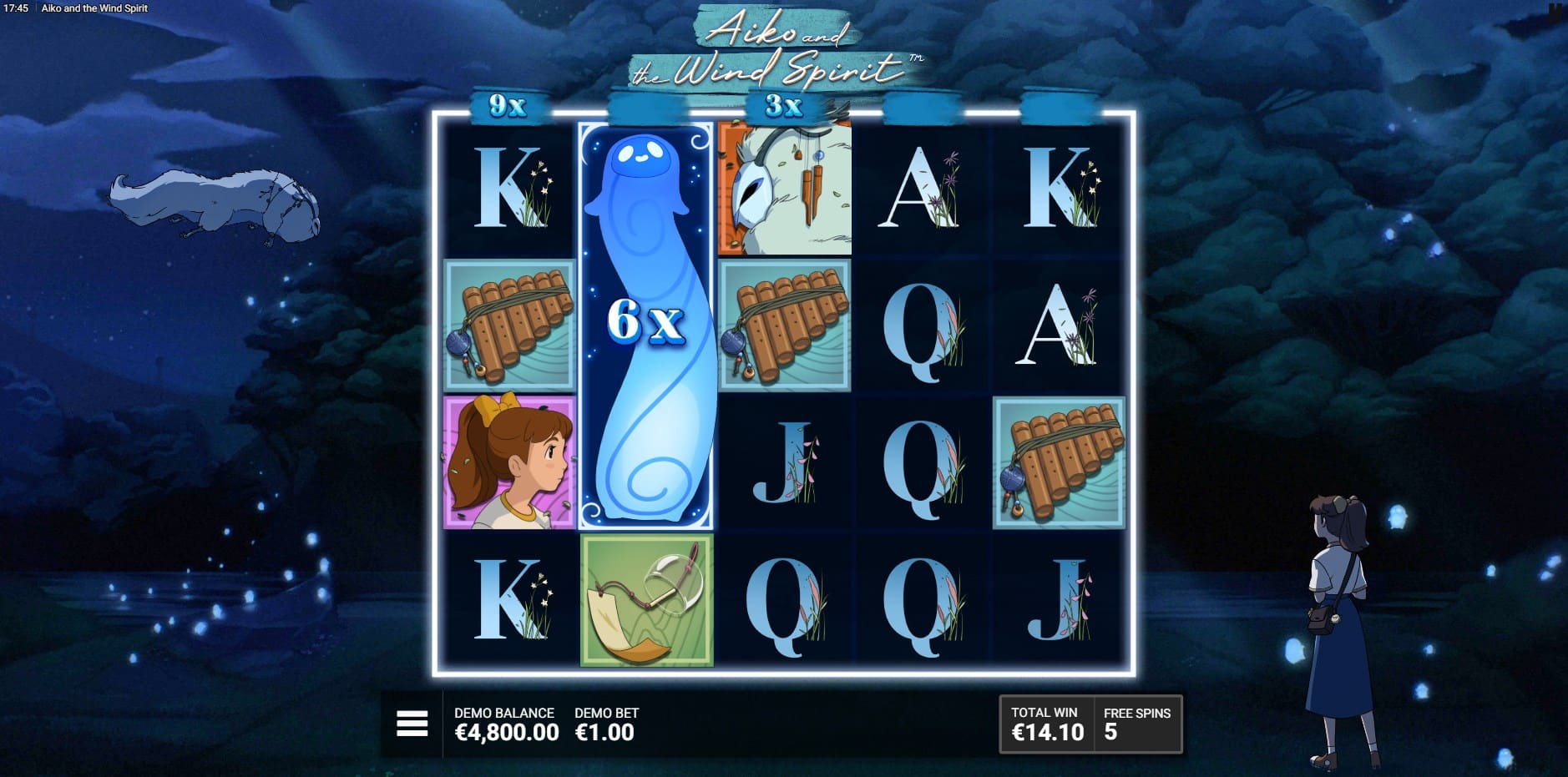 Aiko and the Wind Spirit slot