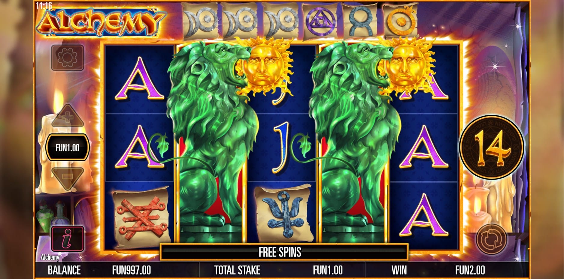 Alchemy slot