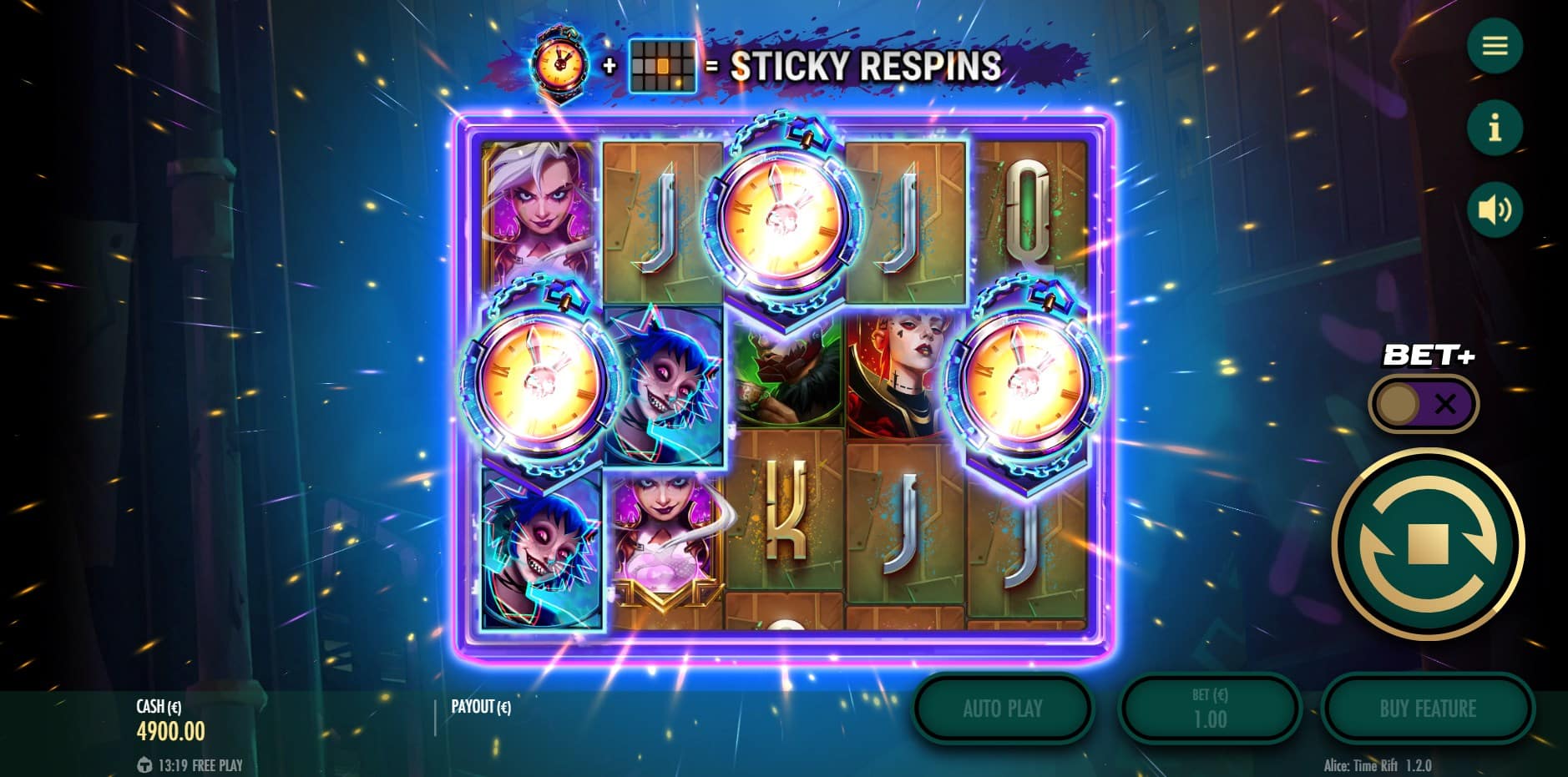 Alice: Time Rift slot