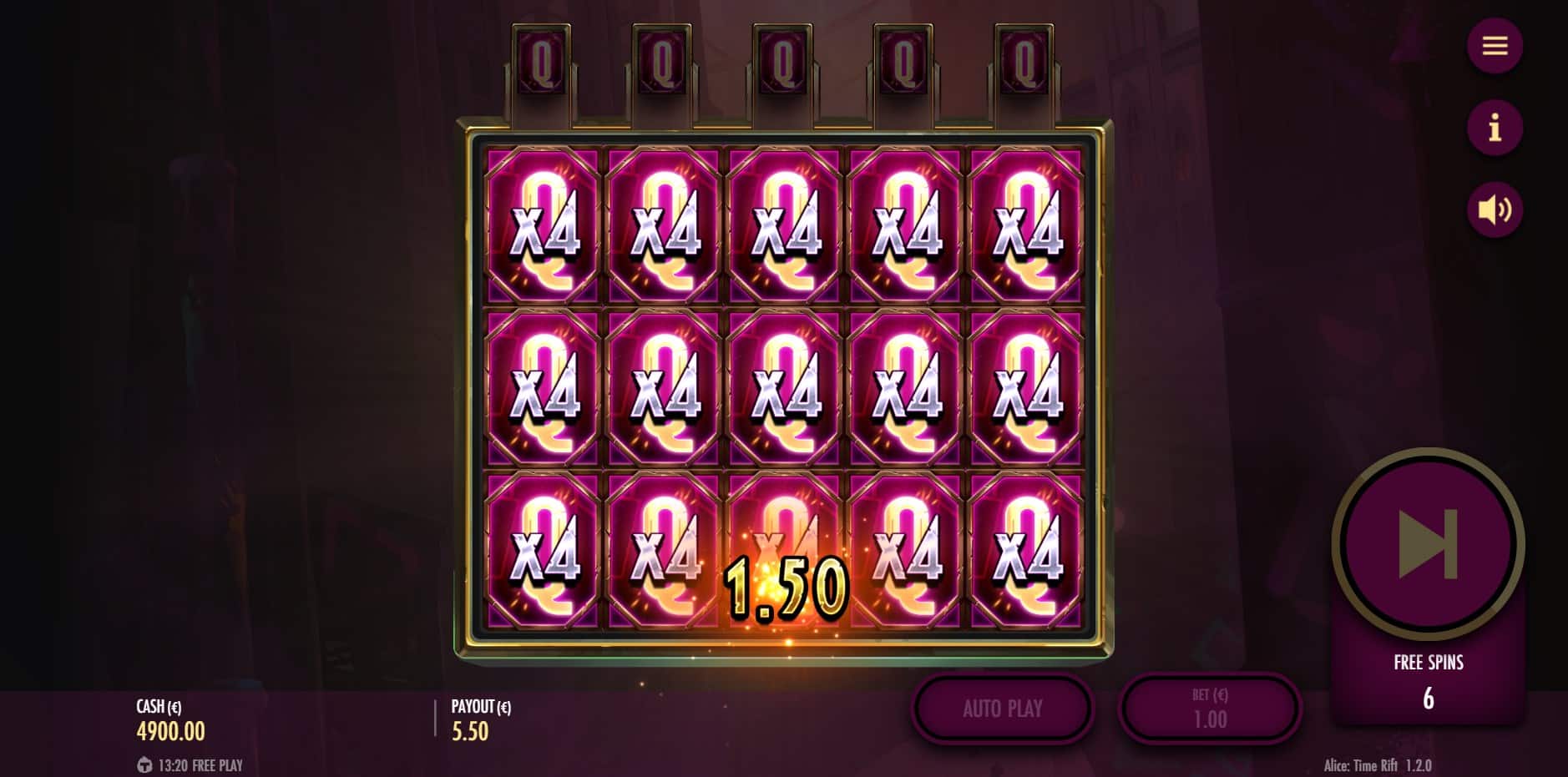 Alice: Time Rift slot