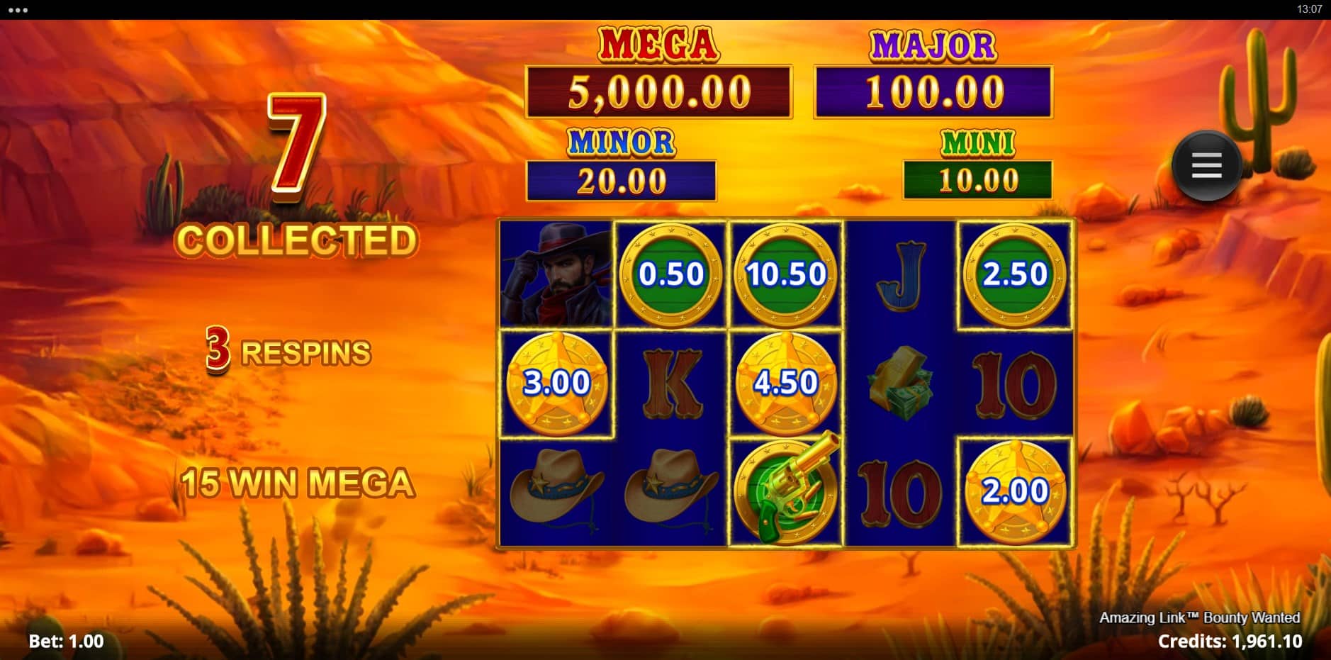 Amazing Link Bounty Wanted slot