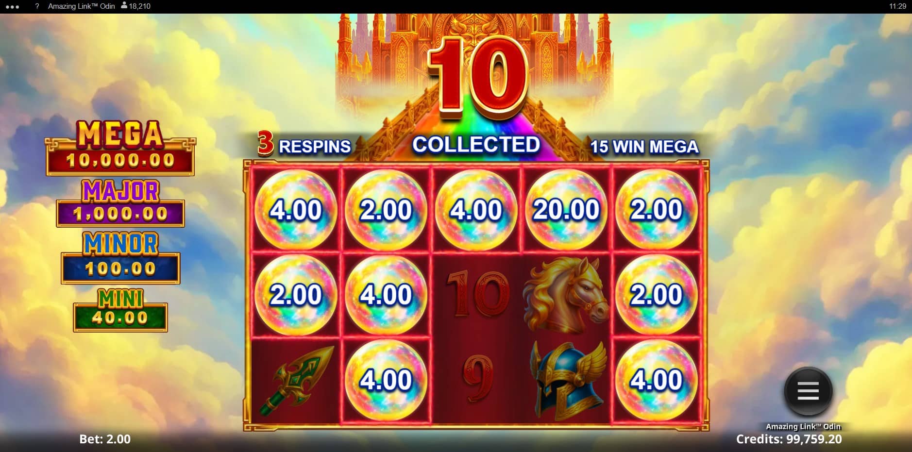 Amazing Link Odin slot