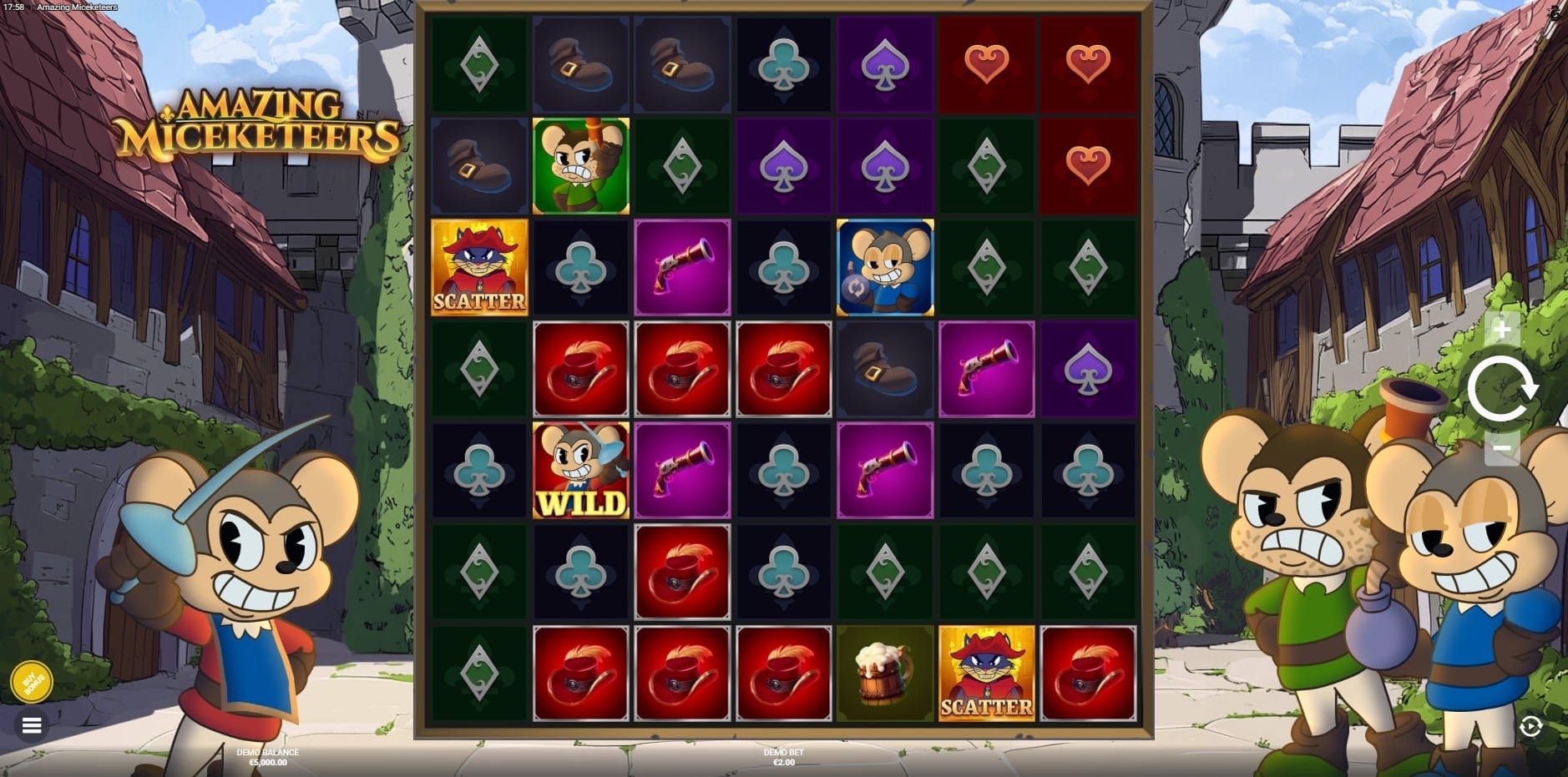 Amazing Miceketeers slot