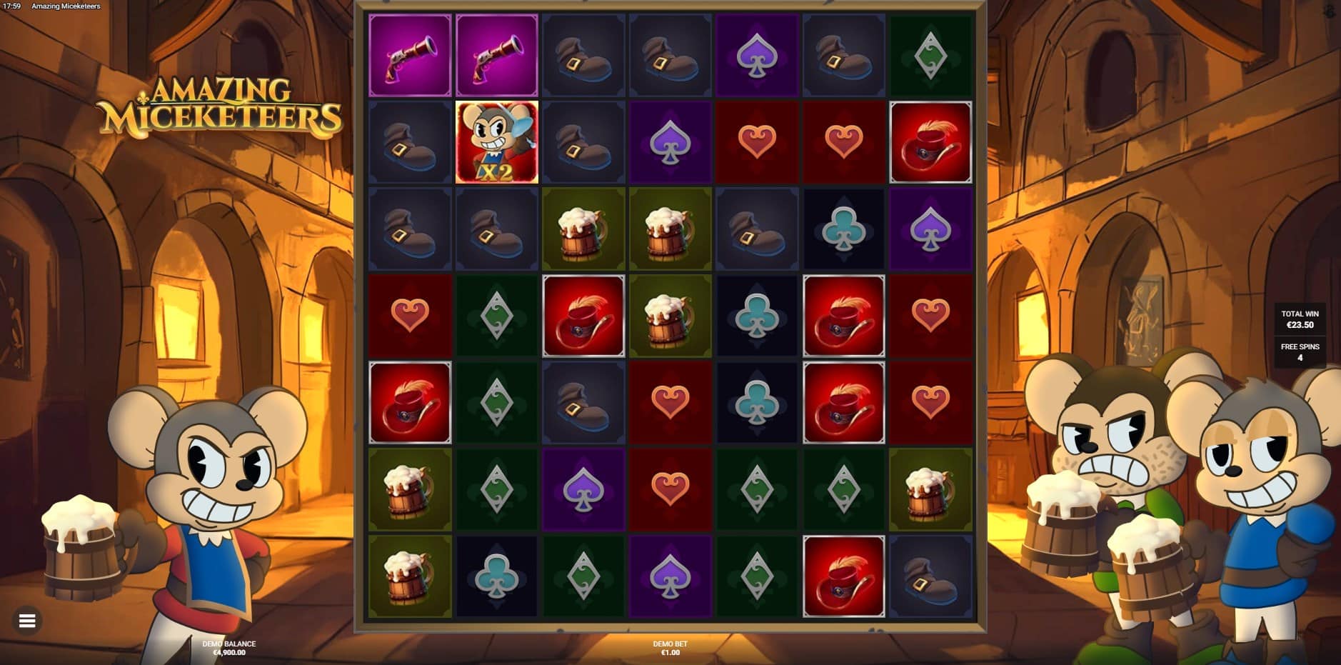 Amazing Miceketeers slot