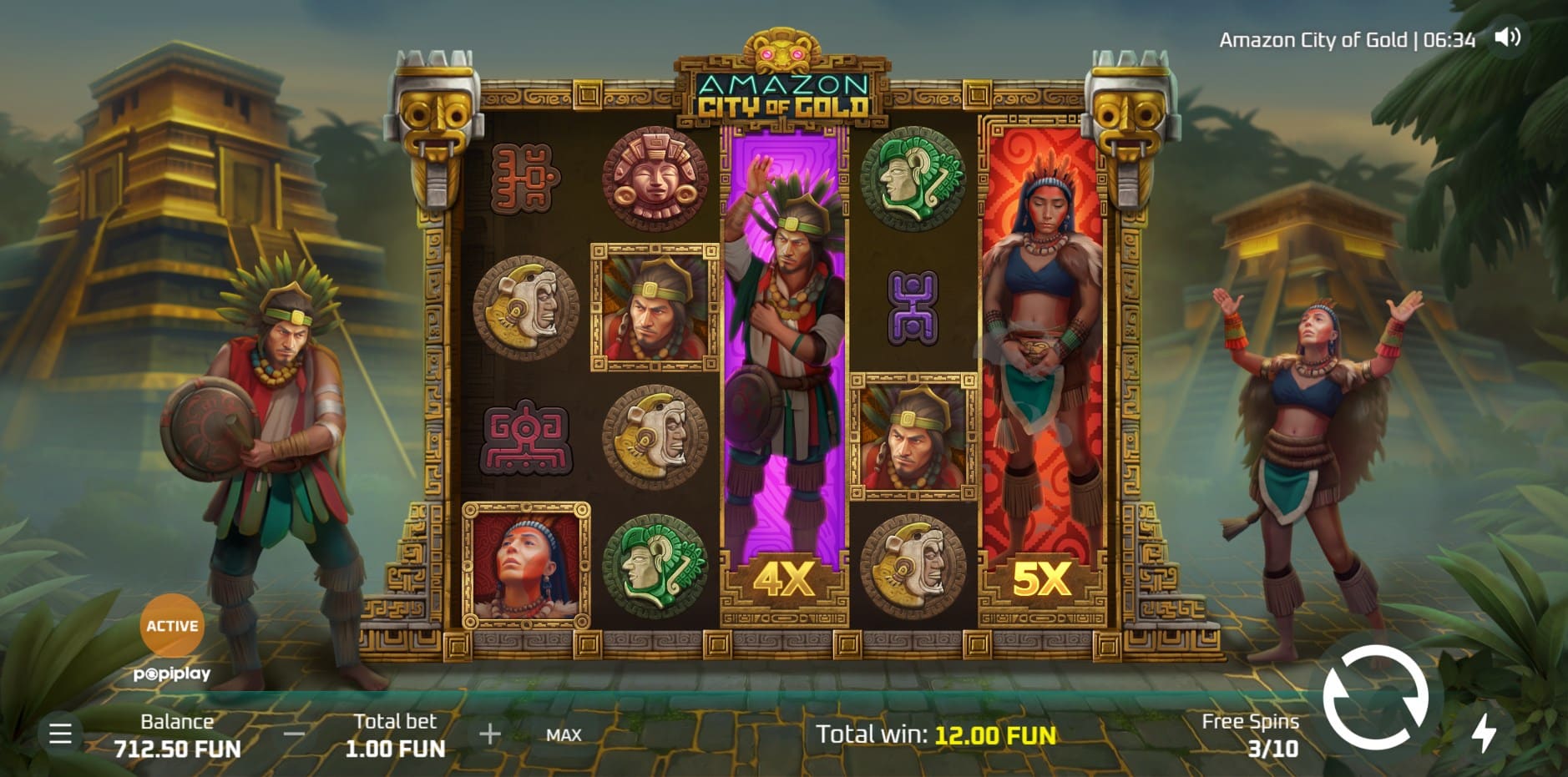 Amazon City of Gold slot