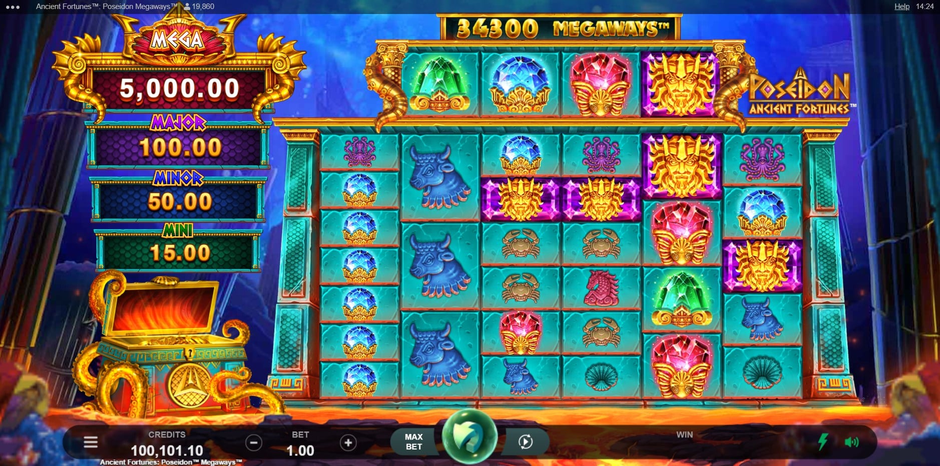 Ancient Fortunes: Poseidon Megaways slot