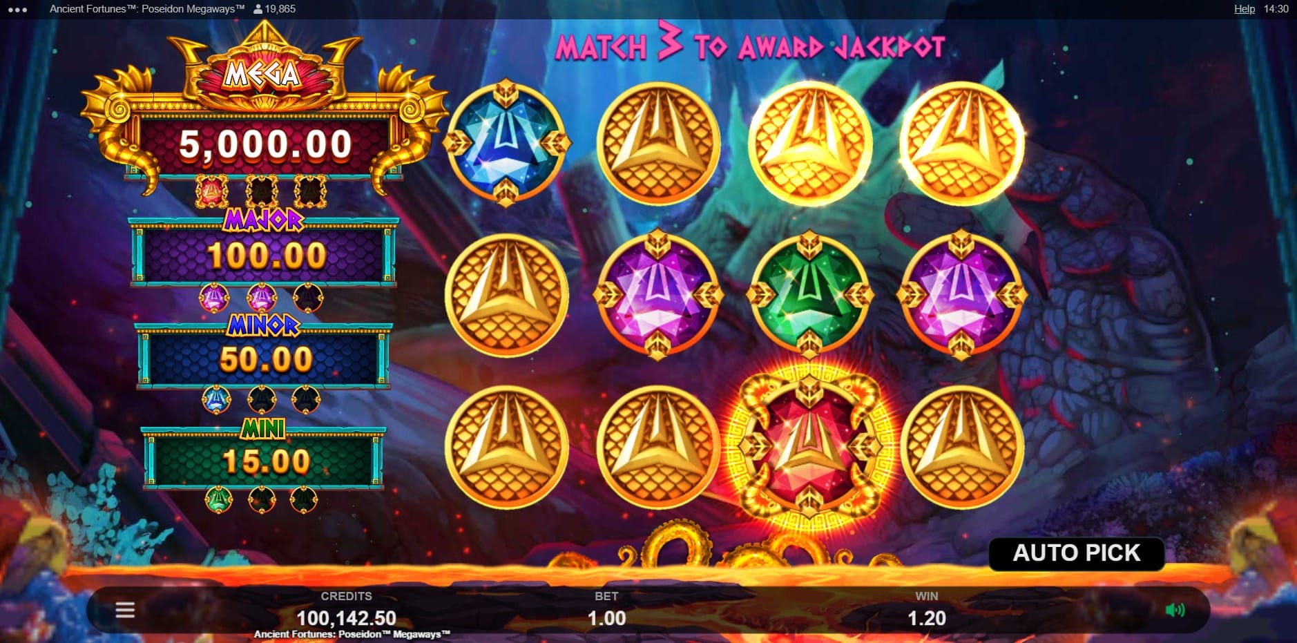 Ancient Fortunes: Poseidon Megaways slot