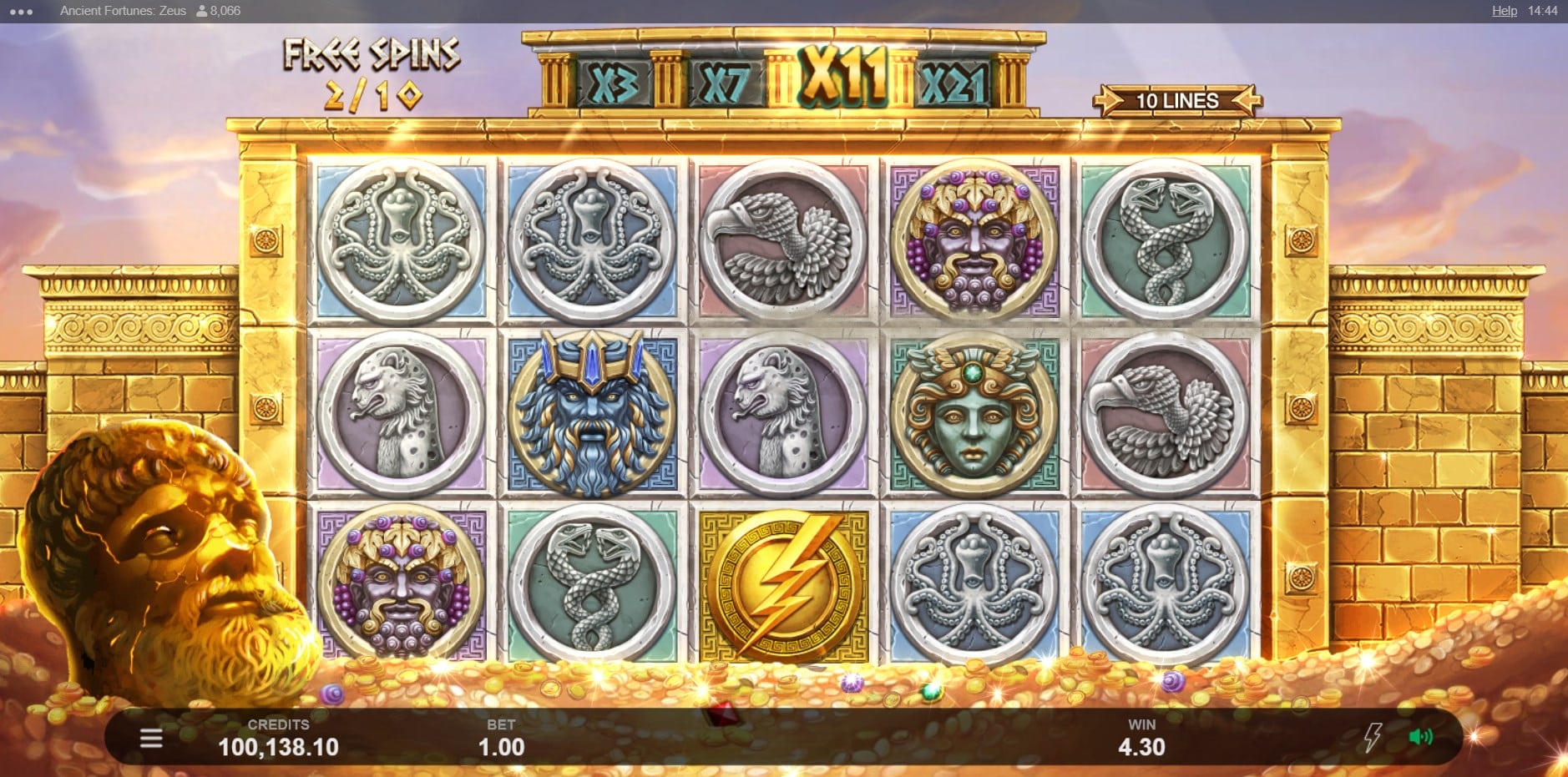 Ancient Fortune: Zeus slot