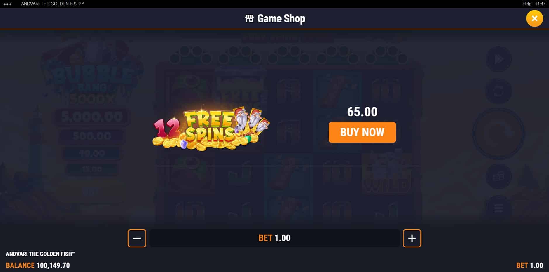 Andvari the Golden Fish slot