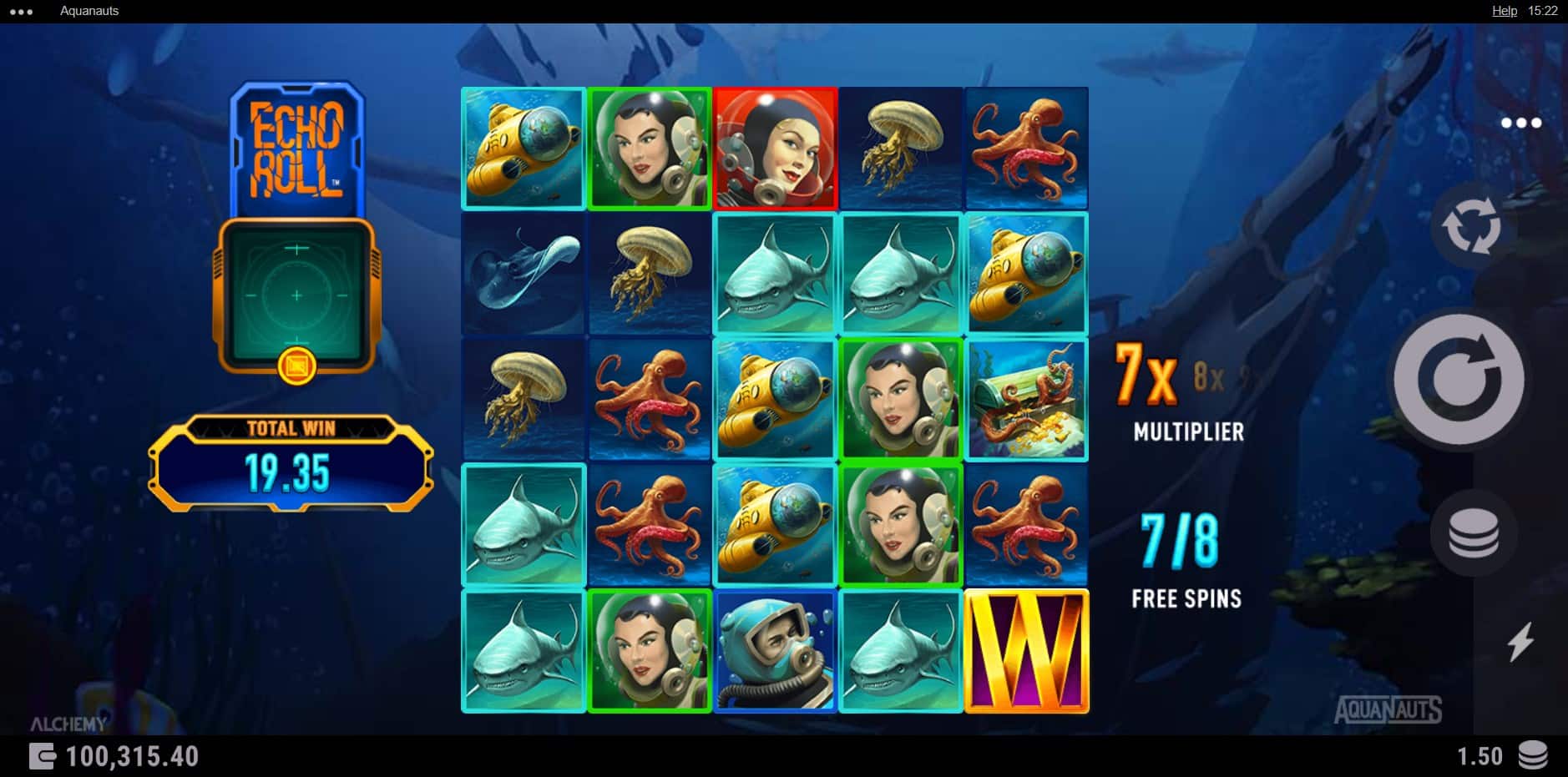Aquanauts slot