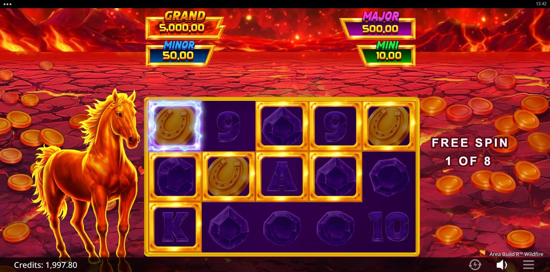 Area Build'R Wildfire slot
