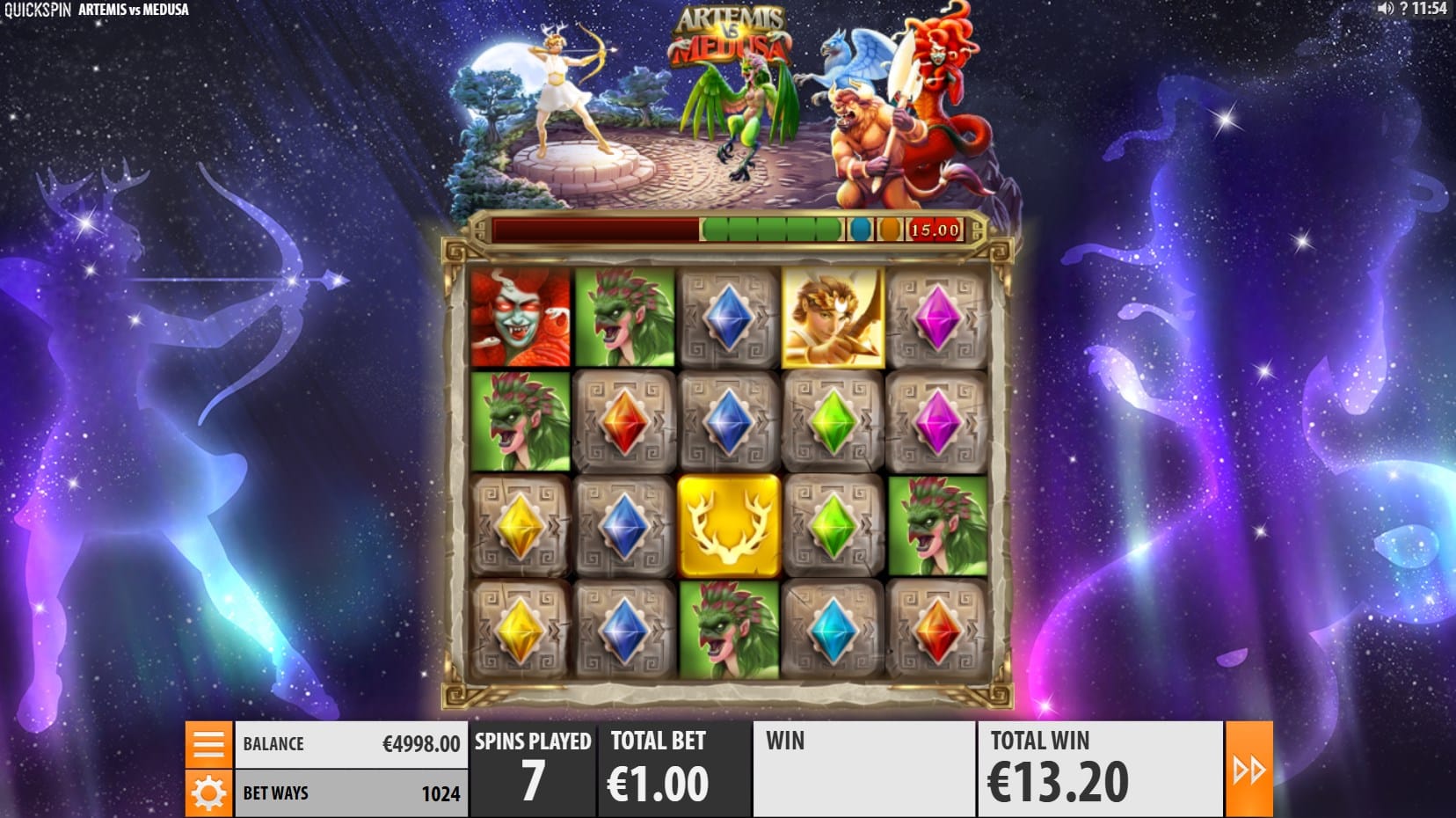 Artemis vs Medusa slot