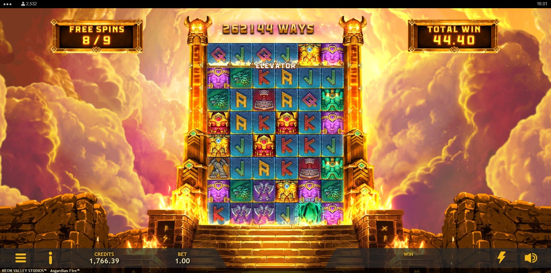 Asgardian Fire slot
