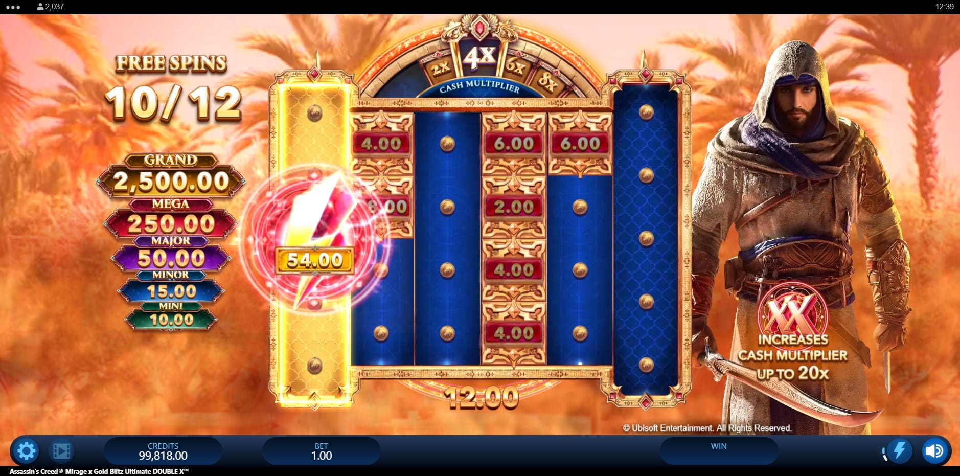 Assassin's Creed Mirage x Gold Blitz Ultimate Double X slot