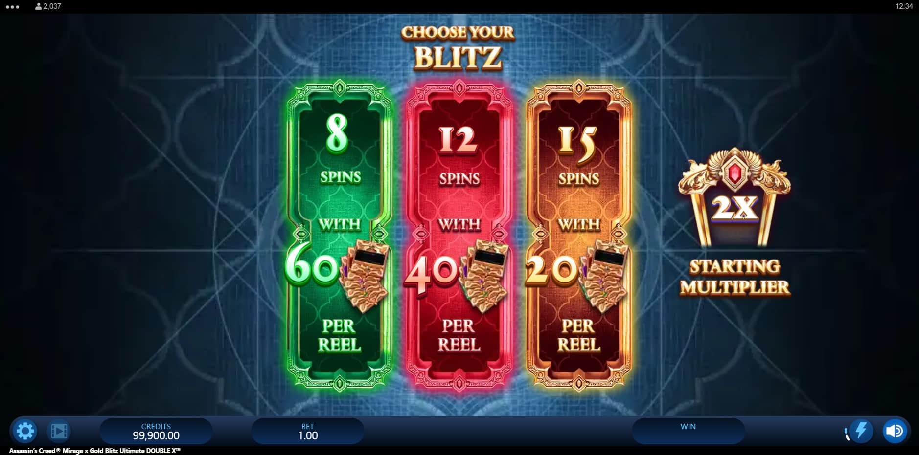 Assassin's Creed Mirage x Gold Blitz Ultimate Double X slot