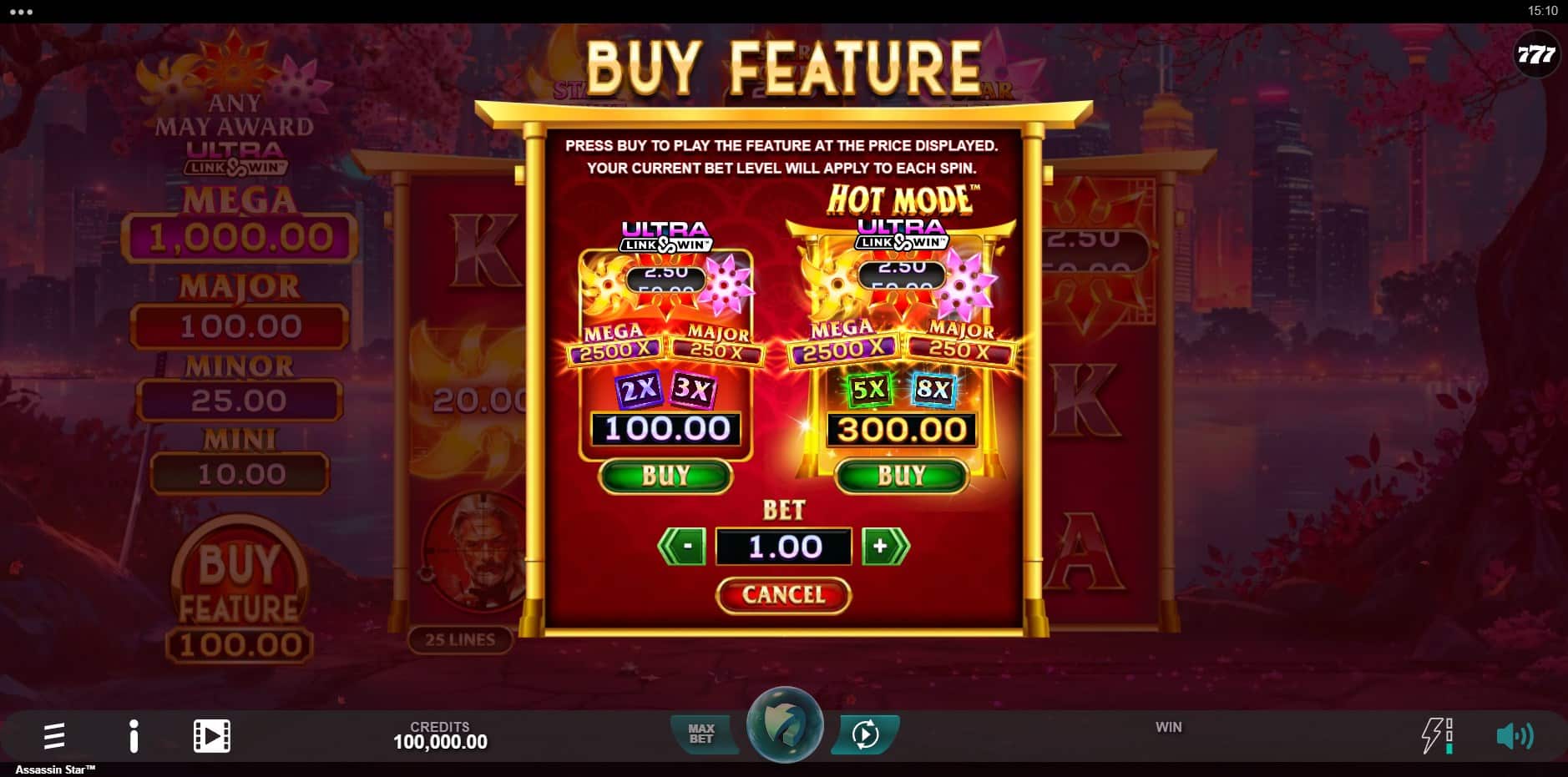 Assassin Star slot