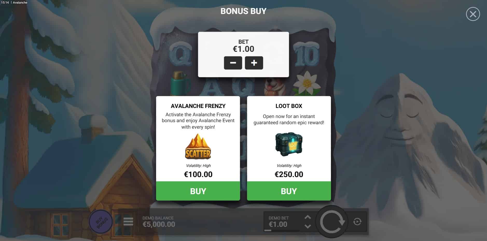 Avalanche slot