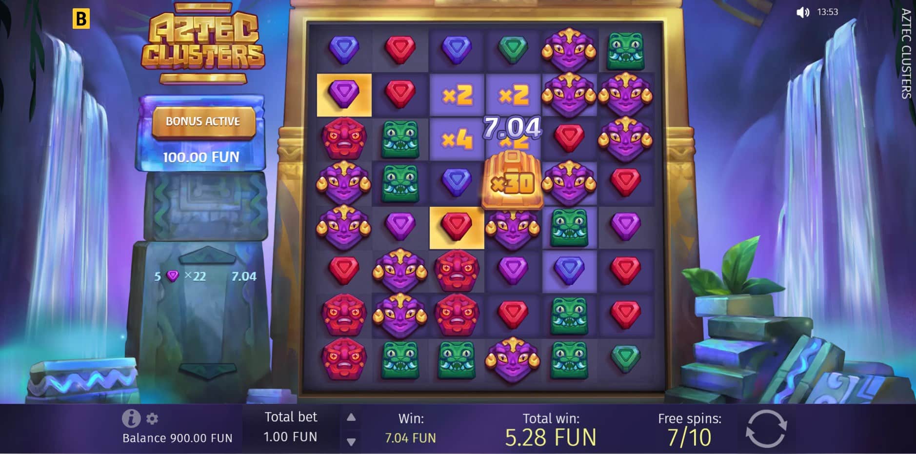 Aztec Clusters slot