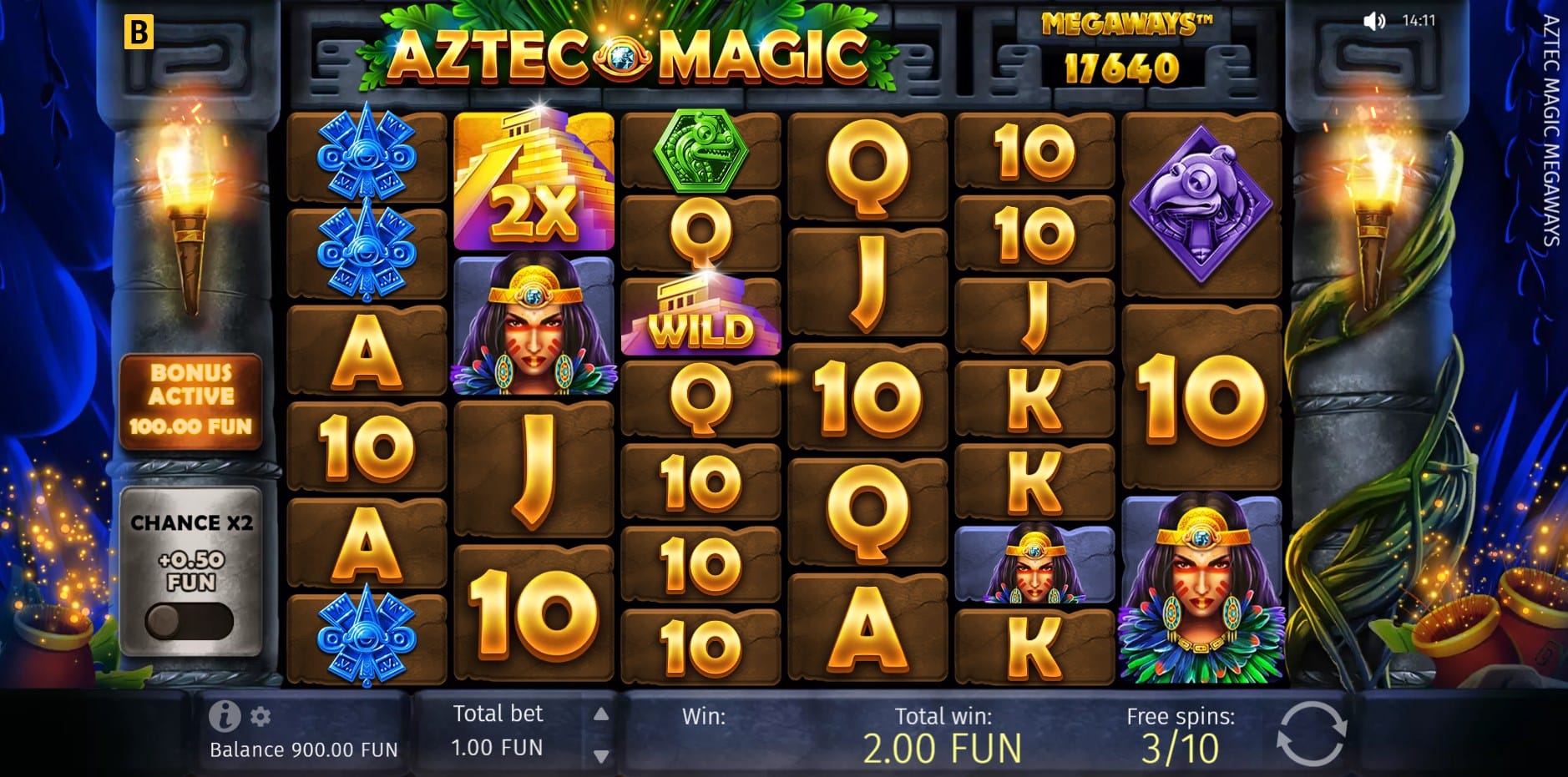 Aztec Magic Megaways slot
