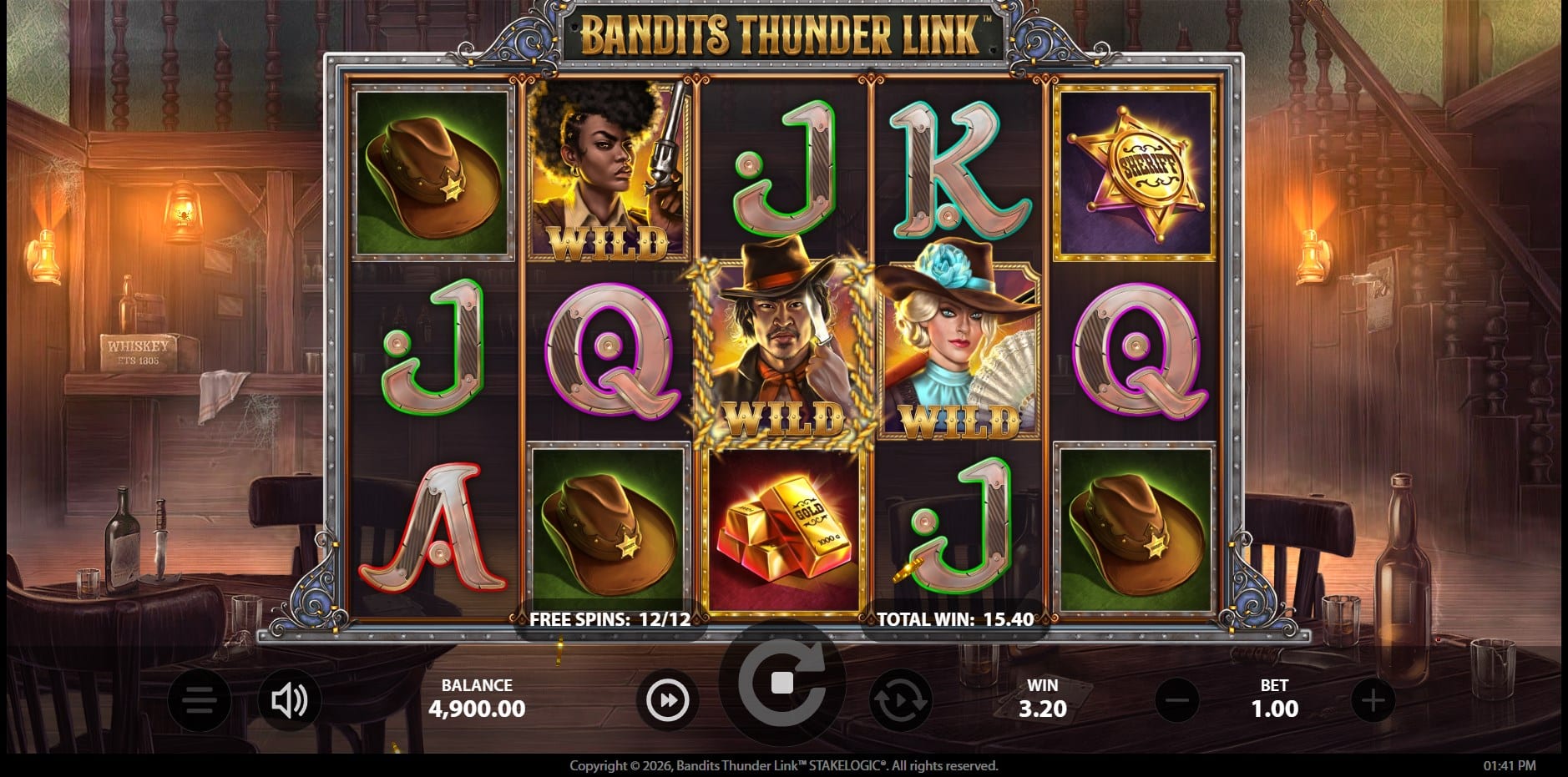 Bandits Thunder Link slot