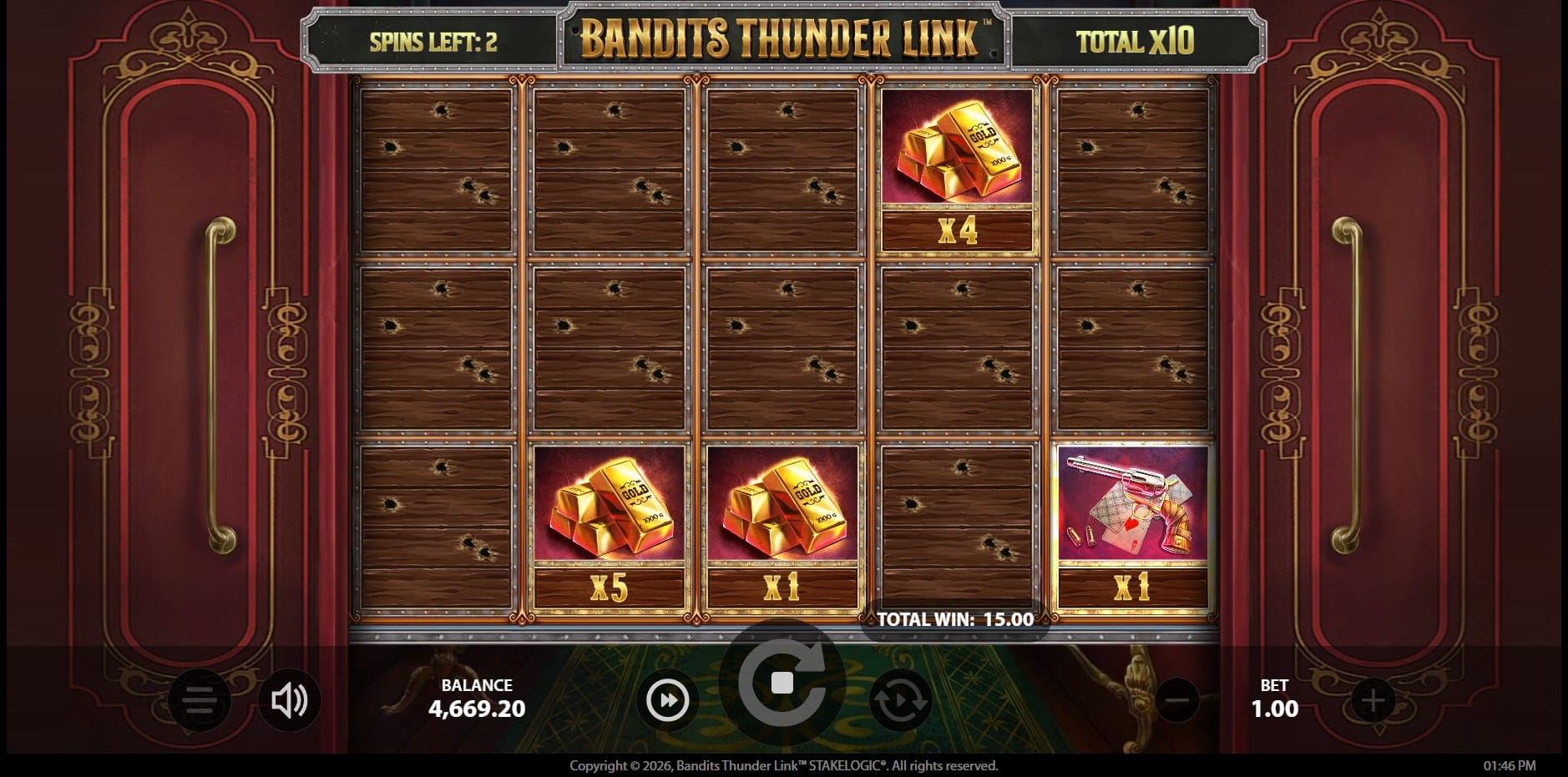 Bandits Thunder Link slot