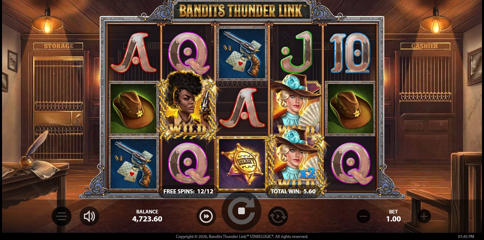 Bandits Thunder Link slot