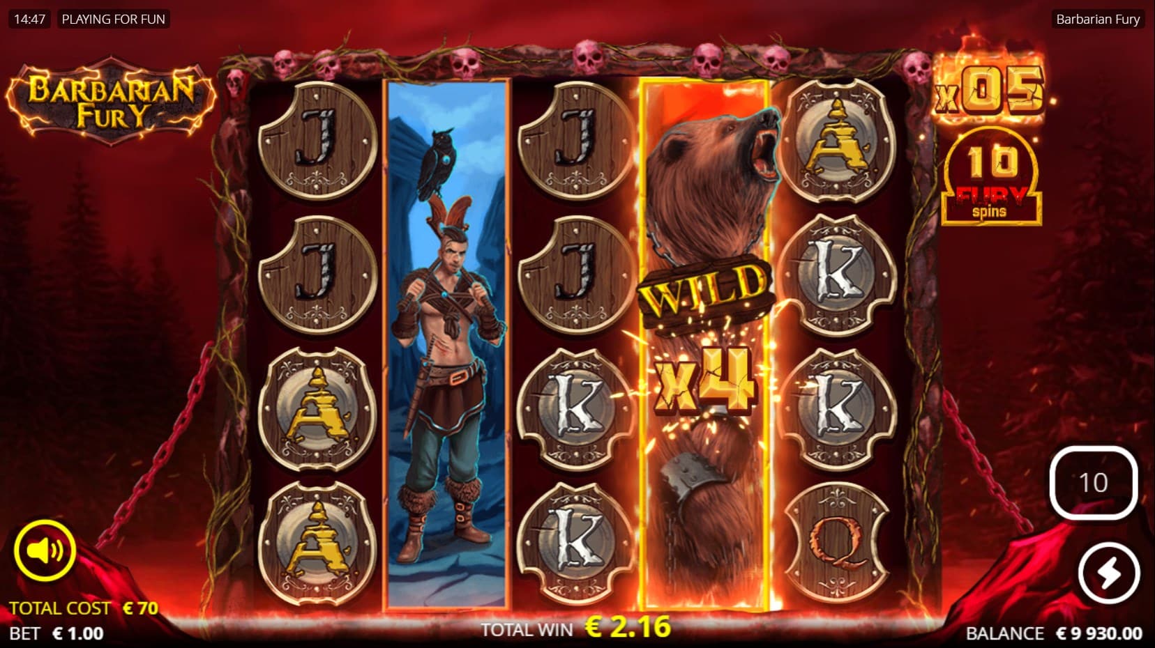Barbarian Fury slot