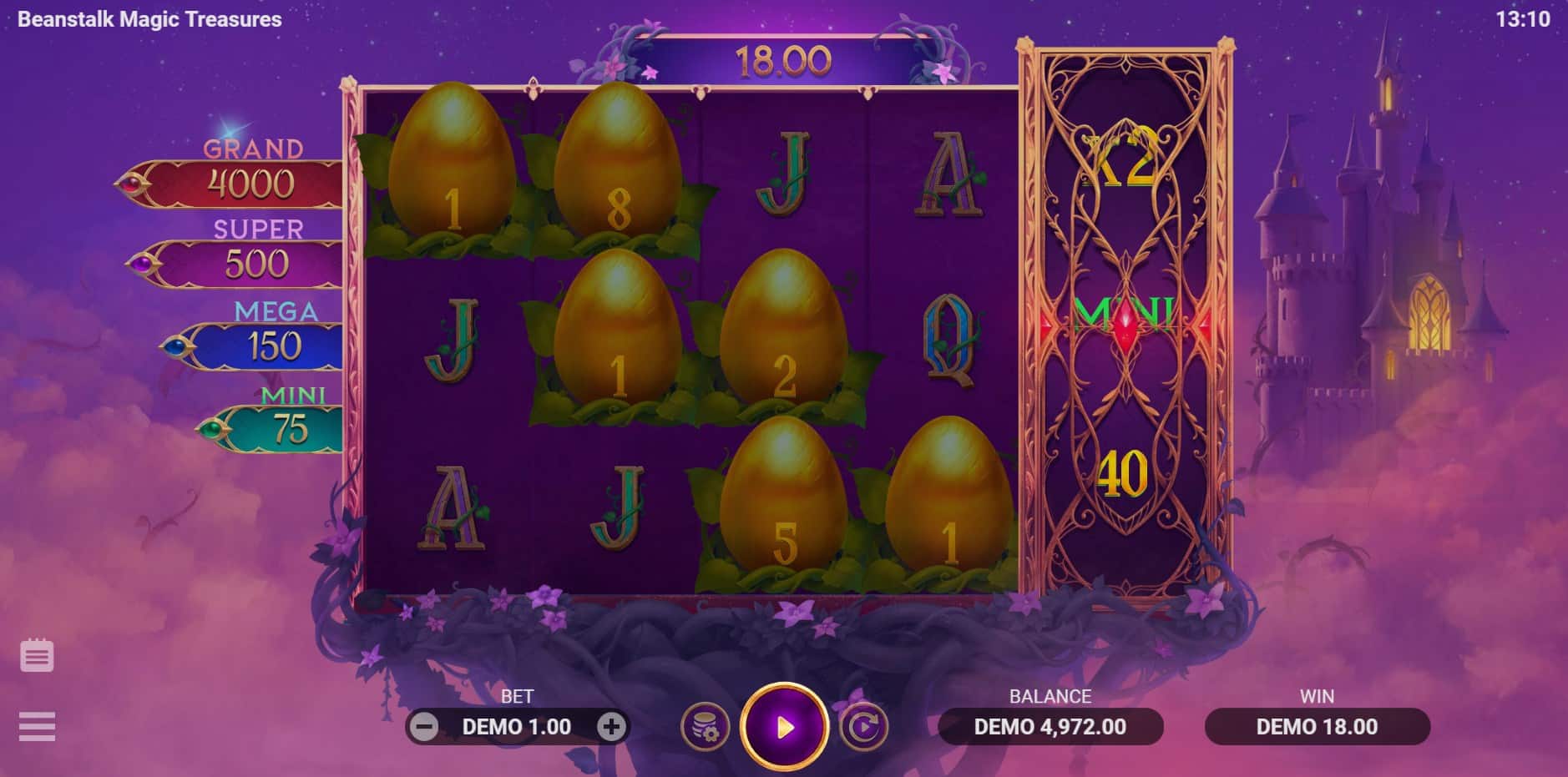 Beanstalk Magic Treasures slot