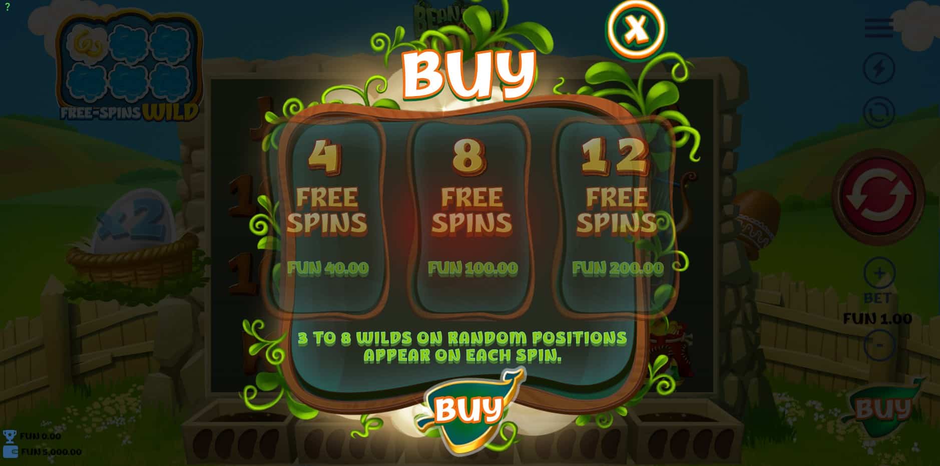 Beanstalk Grows Wild slot