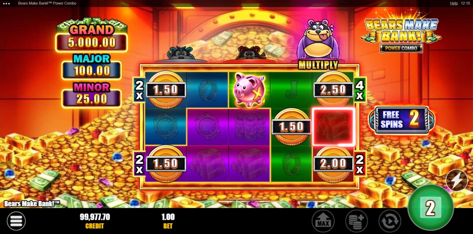 Bears Make Bank Power Combo slot