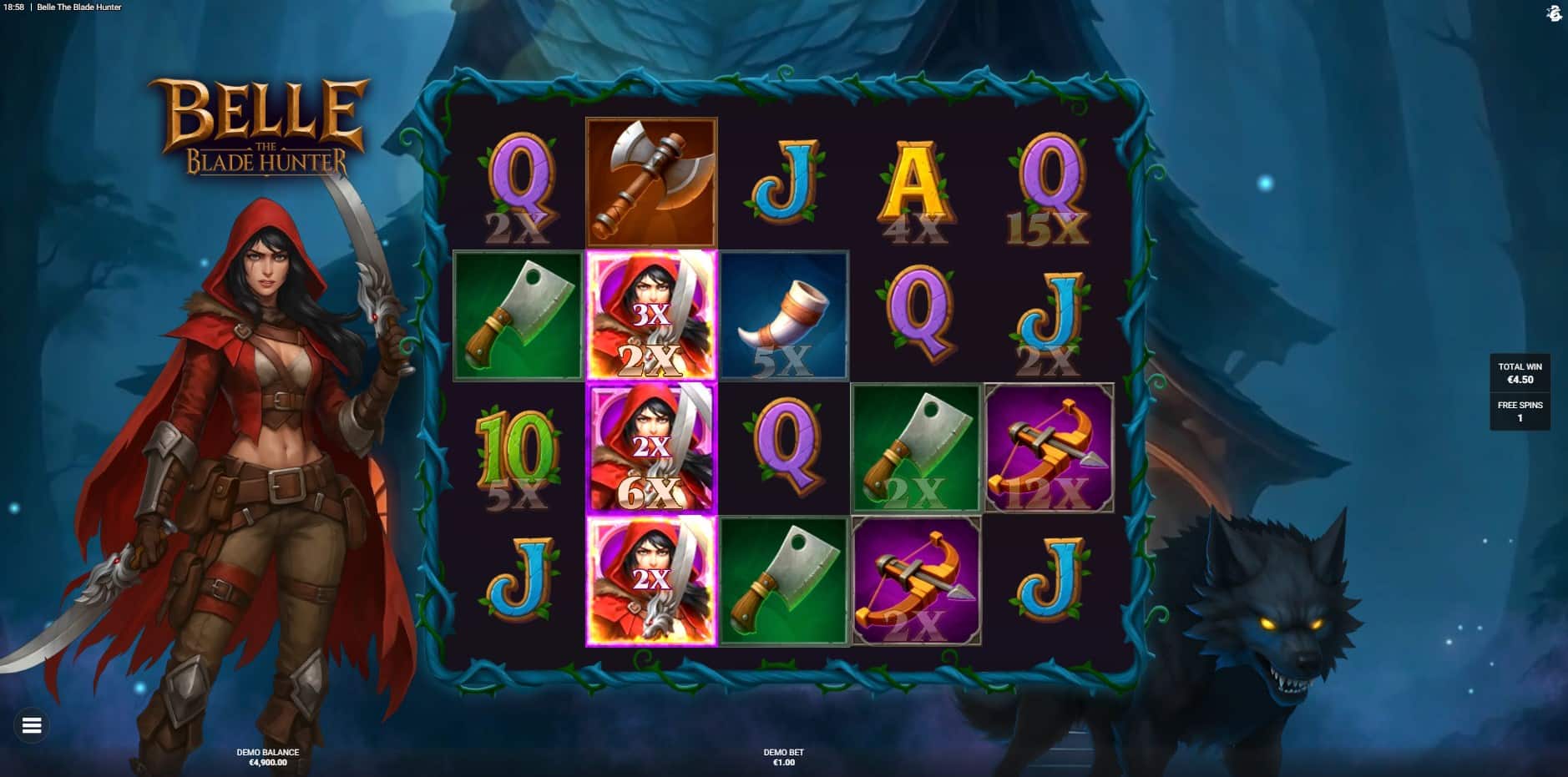 Belle the Blade Hunter slot