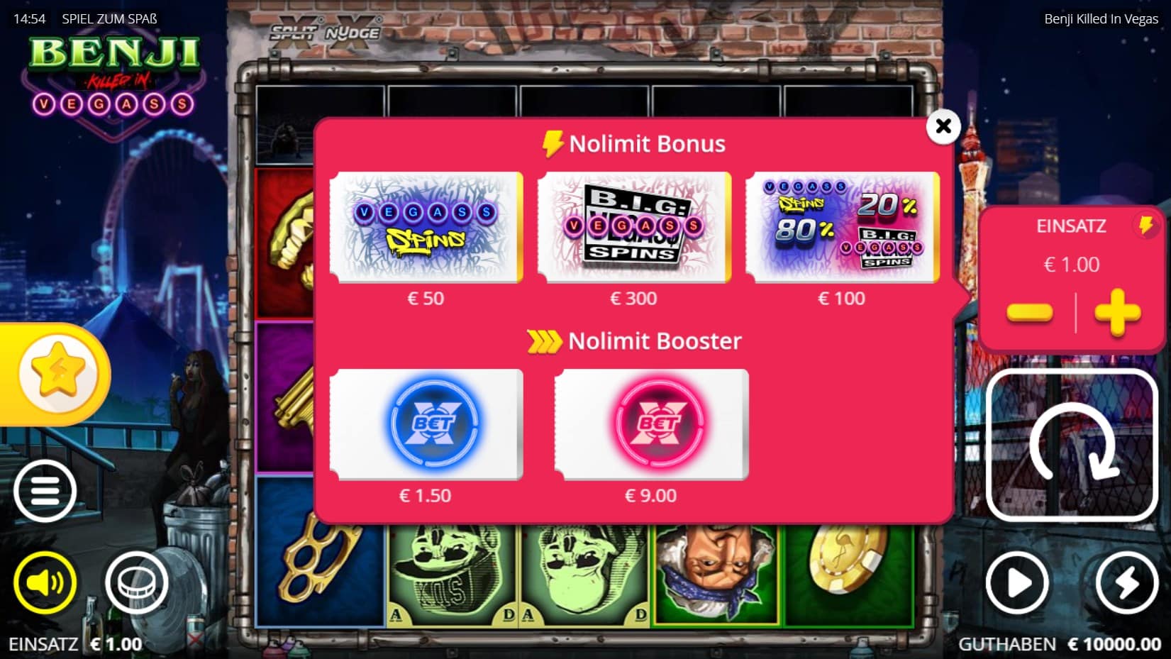 Benji Killed in Vegas slot