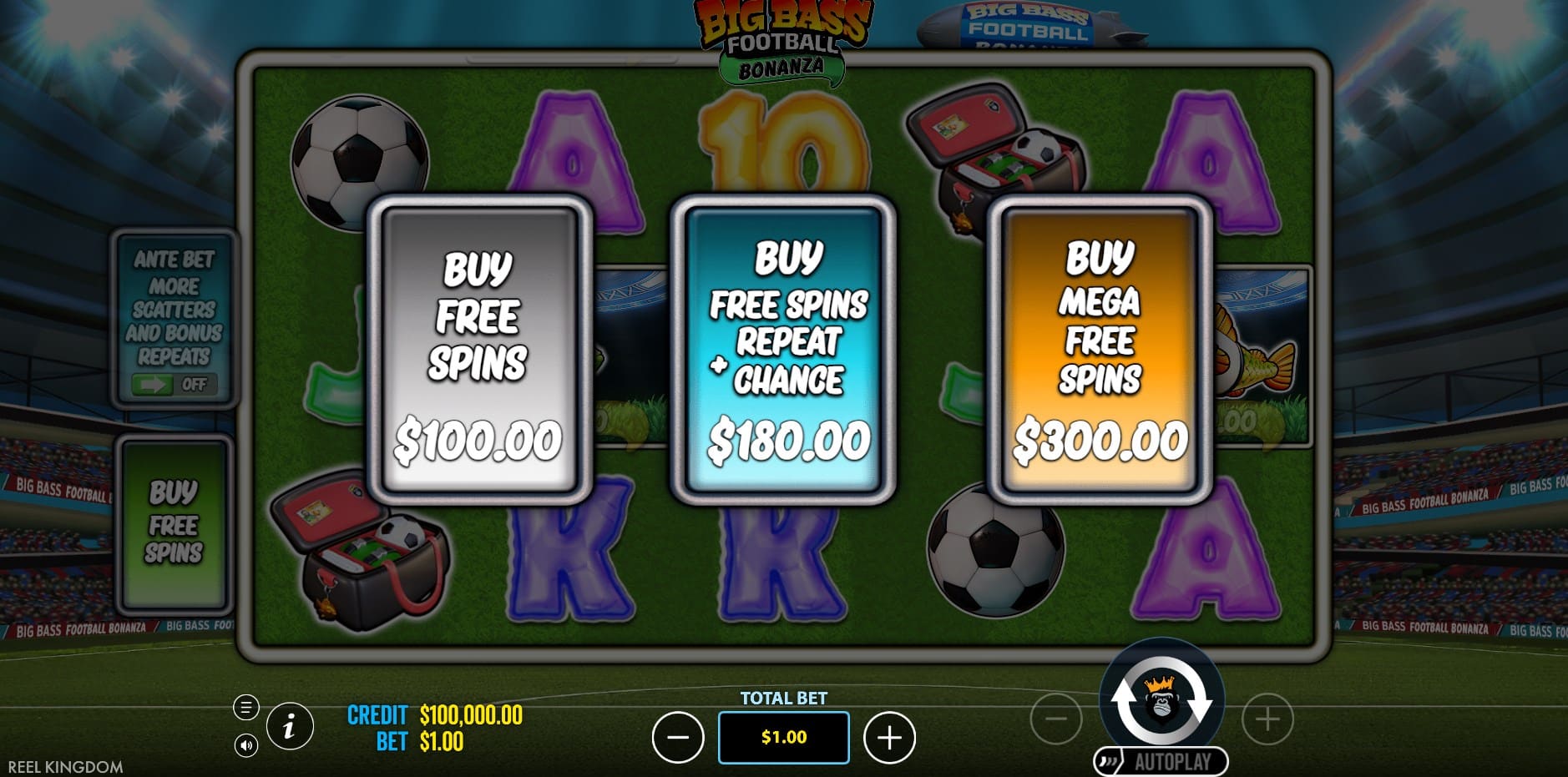 Big Bass Football Bonanza slot