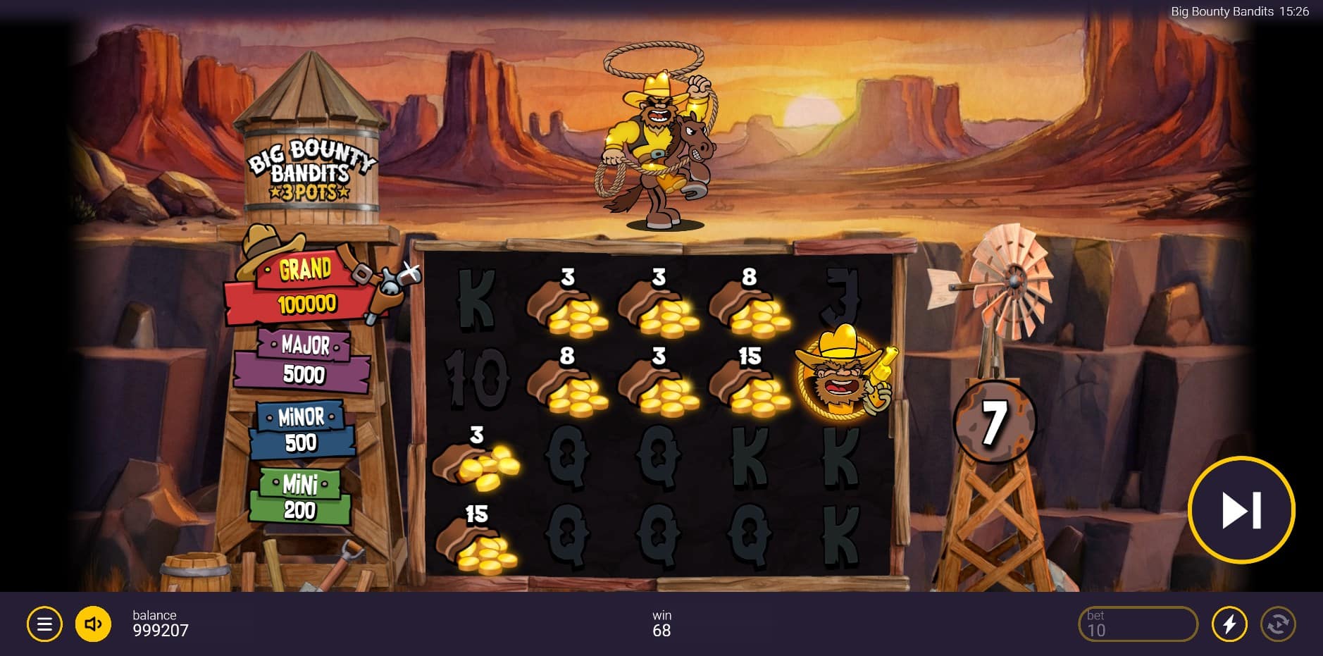 Big Bounty Bandits: 3 Pots slot