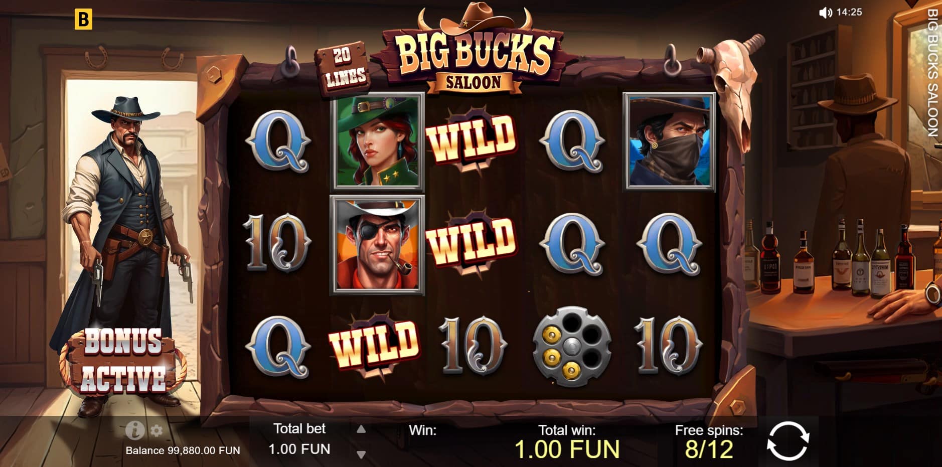Big Bucks Saloon slot