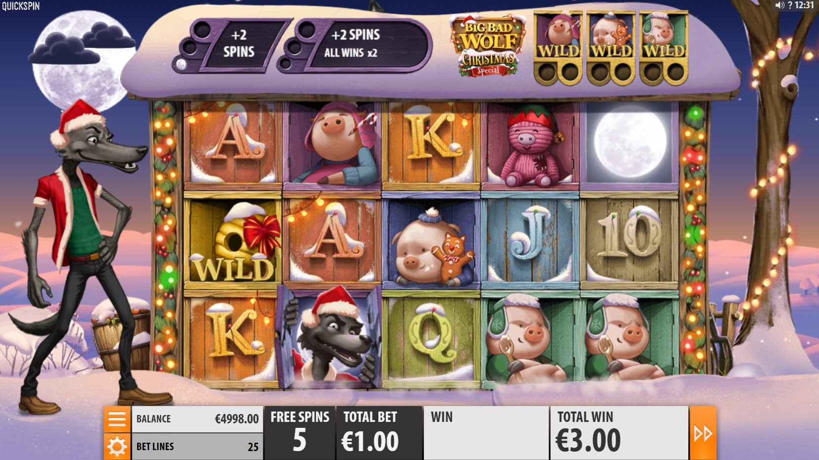 Big Bad Wolf Christmas Special slot