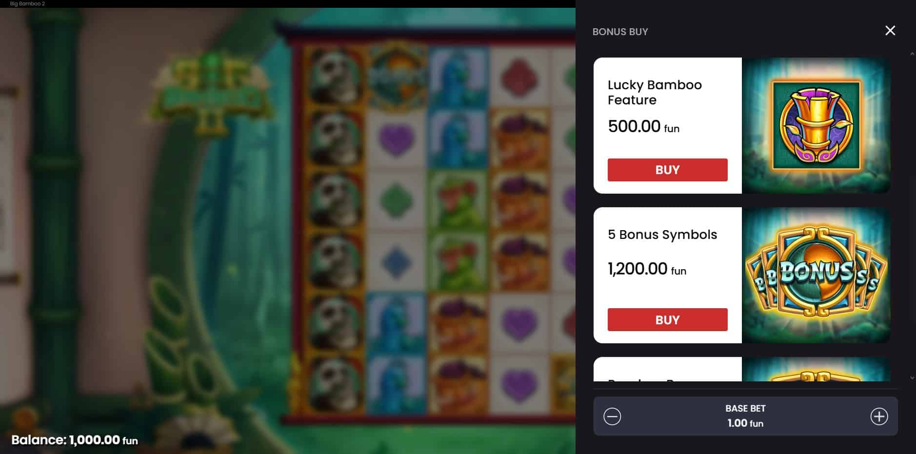 Big Bamboo 2 slot