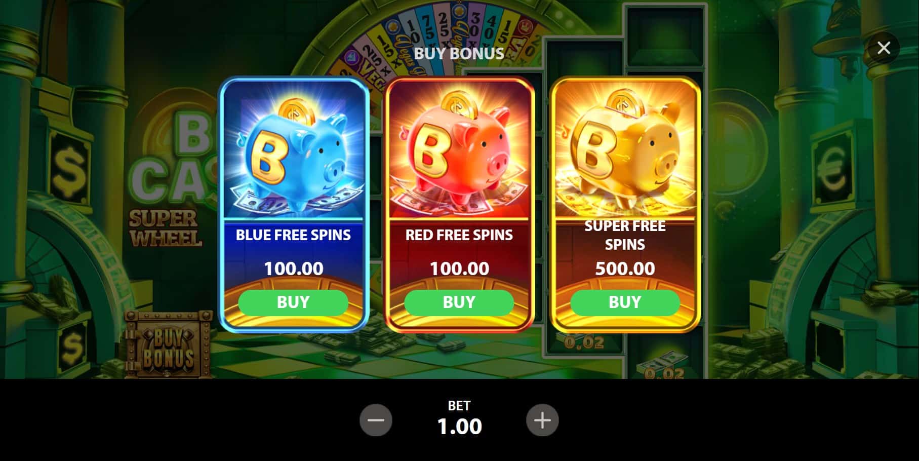 Big Cash Super Wheel slot