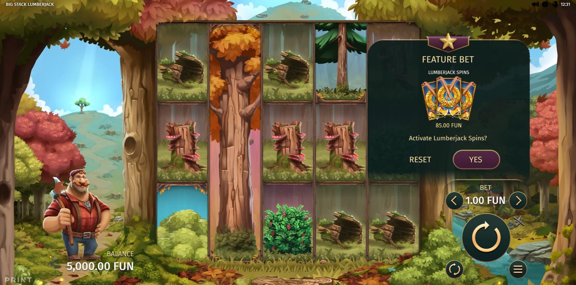 Big Stack Lumberjack slot