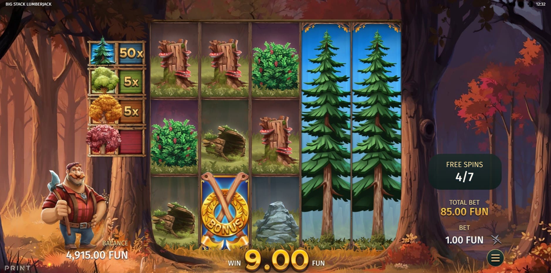 Big Stack Lumberjack slot