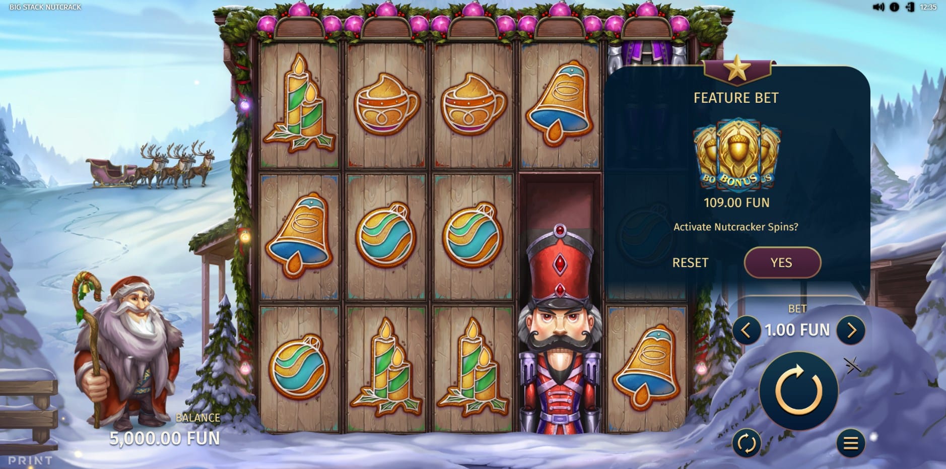 Big Stack Nutcrack slot